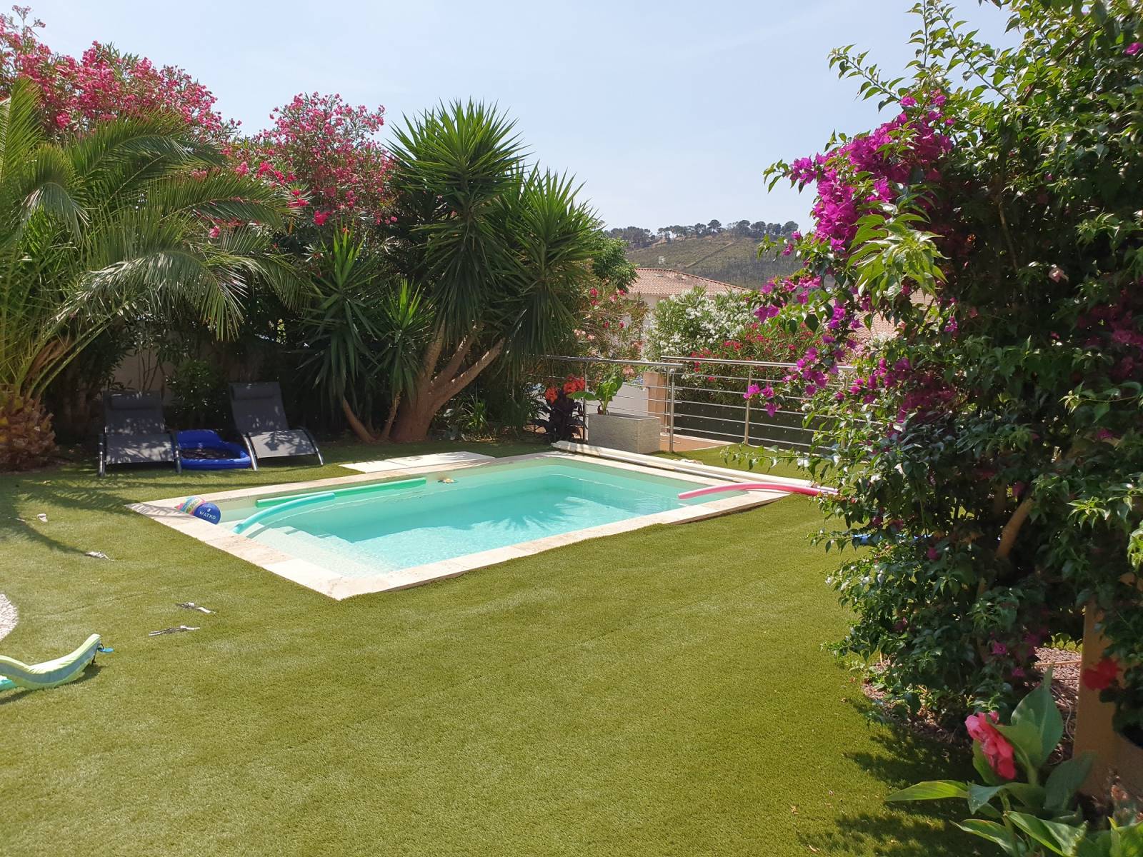 piscine 5x2m sable à saint mandrier dans le var