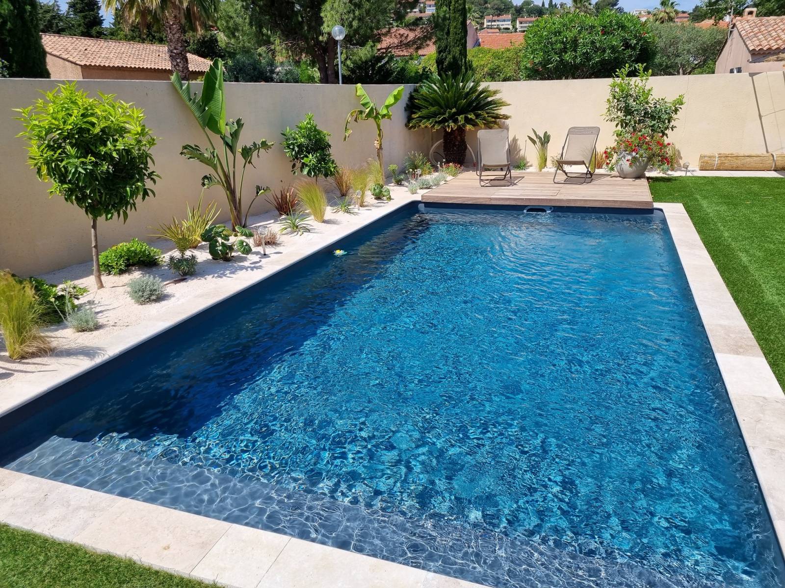 remplacement d'une coque par une piscine béton